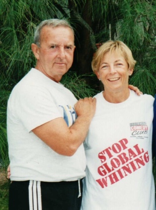 Christine and Frank about 20 years ago.